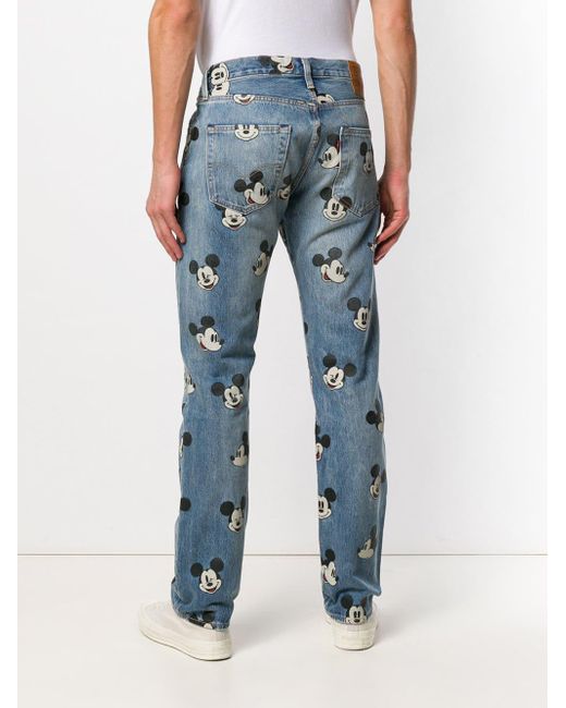 Levi s X Disney Mickey Mouse Jeans in Blue for Men Lyst