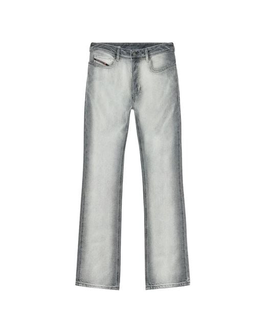 DIESEL Gray 2007 Zatiny Bootcut Jeans for men