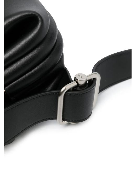OSOI Black Pecan Brot Leather Shoulder Bag