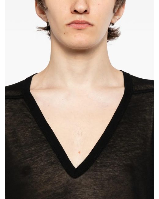 Rick Owens Black Tommy T-Shirt for men