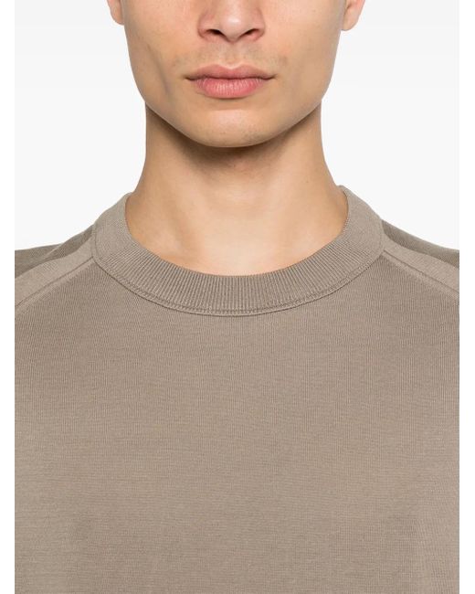 メンズ Emporio Armani ファインリブ Tシャツ White