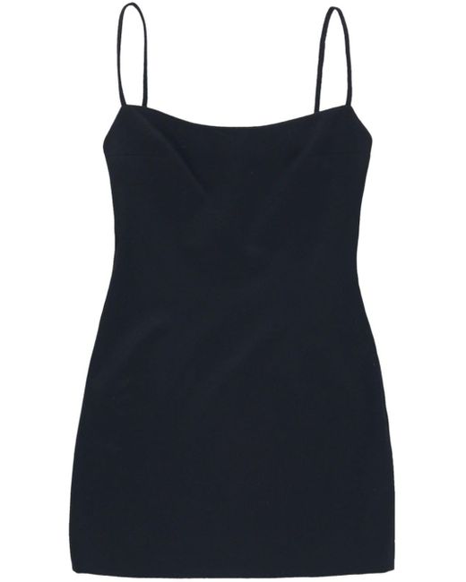 Zeynep Arcay Black Wool Mini Dress