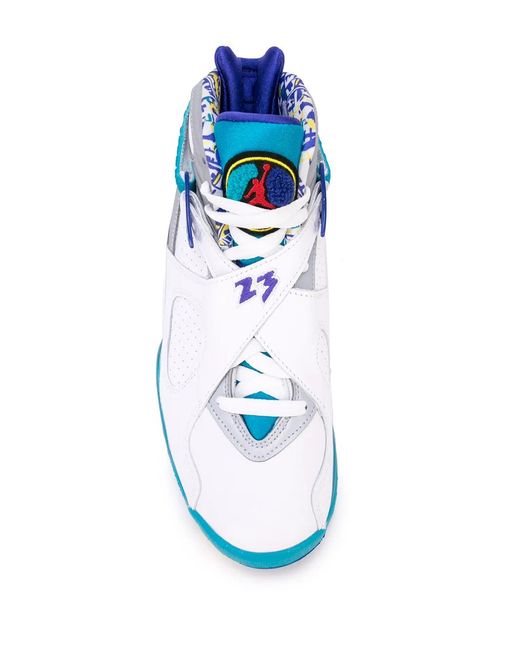 Nike Blue Air 8 Retro Aqua" Sneakers
