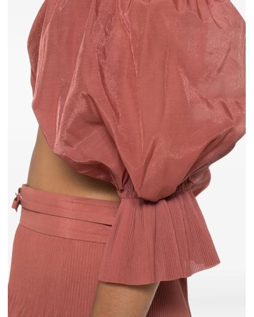 Zimmermann Geplooide Top in het Red