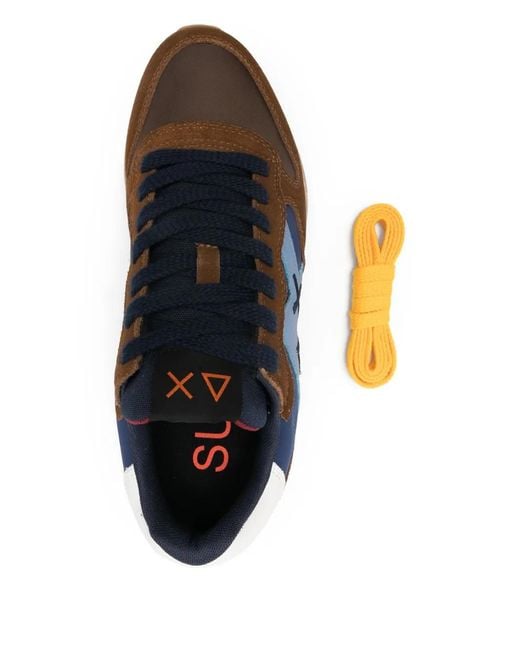 Sun 68 Blue Fox Jaki Bicolor Sneakers for men