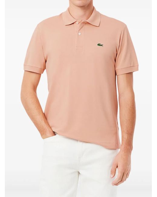Polo À Manches Courtes Lacoste pour homme en coloris Blanc Lyst