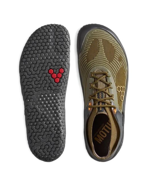 Vivobarefoot Black Baskets Motus À Empiècement En Mesh for men