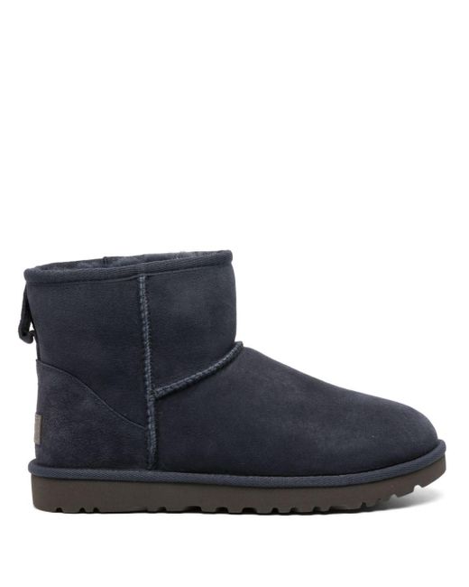 UGG Classic Mini Ii Ankle Boots in Blue | Lyst