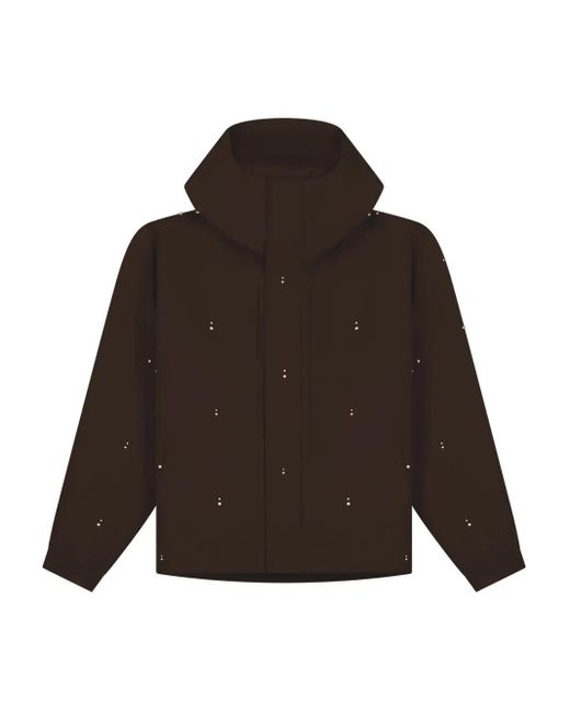 Arte' Brown Technical Revits Jacket for men