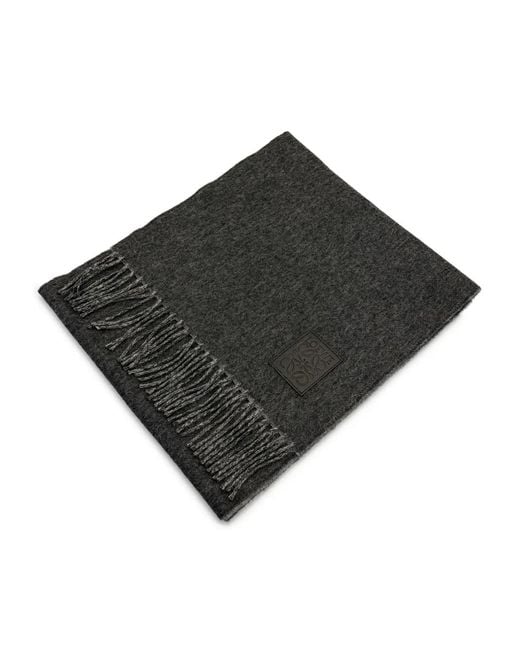 Loewe Black Schal Mit Logo-Patch
