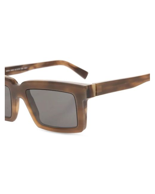 Mykita Gray Dakar Rectangle-Frame Sunglasses