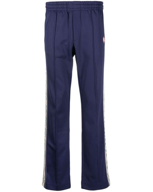 Pantalones de chándal con parche del logo Casablancabrand de hombre de color Blue