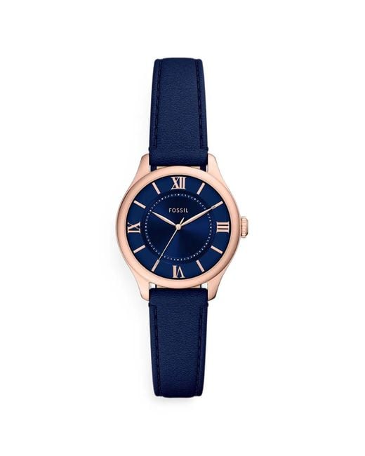 Fossil Blue Gilmore 28Mm Watch
