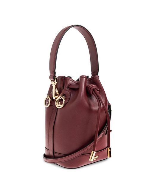 Fendi Purple Mon Tresor Leather Mini-Bag