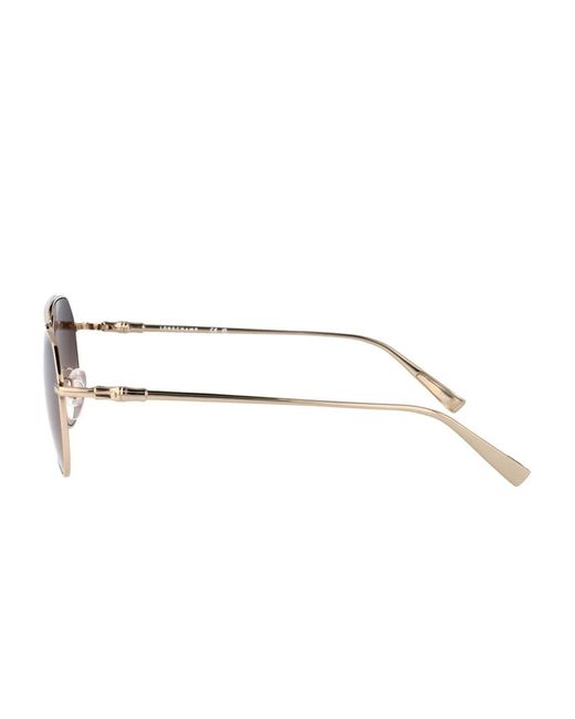 Longchamp Brown Pilot-Frame Sunglasses