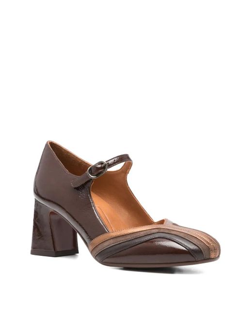 Chie Mihara Brown 70Mm Block-Heel Pumps