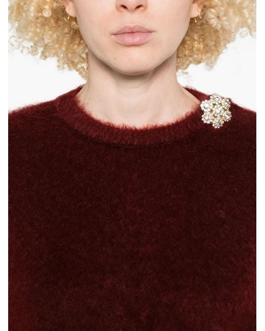 N°21 Red Embellished Sweater