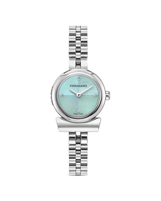 Ferragamo Metallic Gancino 22Mm Watch