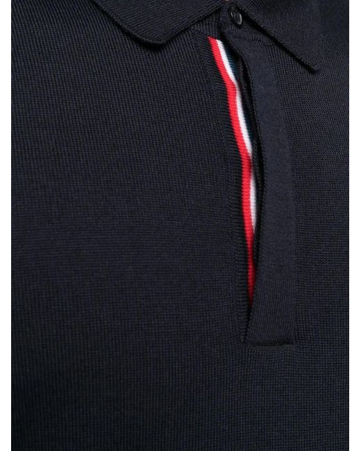 Orlebar Brown Blue Long-Sleeve Polo Shirt for men