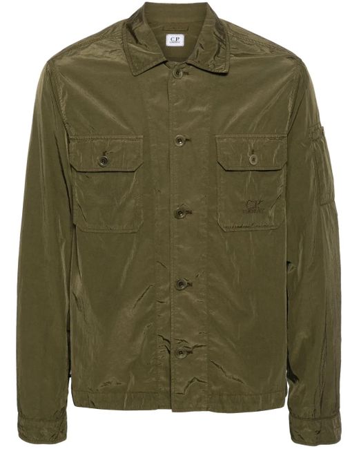 C P Company Green Chrome-R Shirt Jacket for men