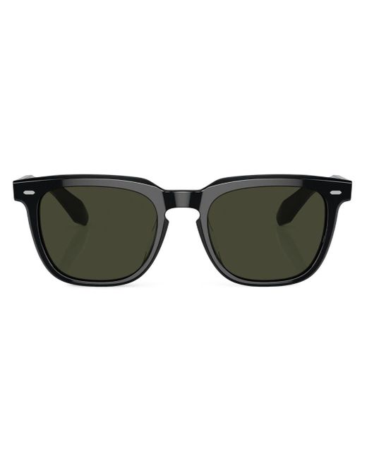 Oliver Peoples Green N.06 Square-frame Sunglasses
