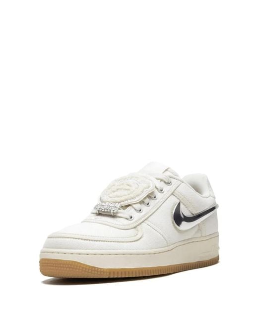 Nike Natural X Travis Scott Air Force 1 Low Sneakers