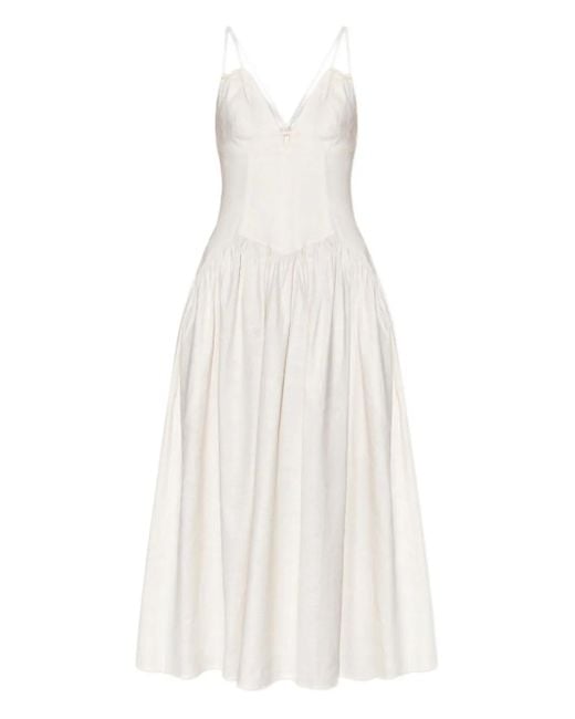 Cult Gaia プリーツドレス White
