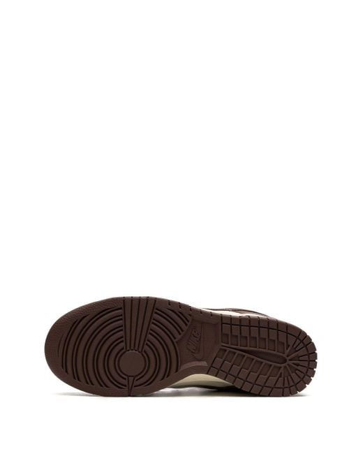 Nike Brown Dunk Low Perforated Leather Low-top Trainers