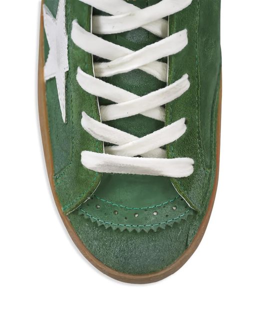Golden Goose Deluxe Brand Green Super-Star Suede Sneakers