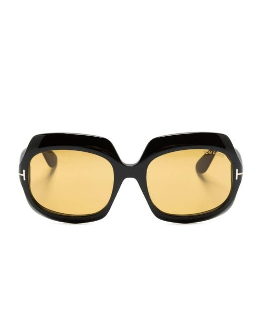 Tom Ford Natural Ren Oversize-frame Sunglasses