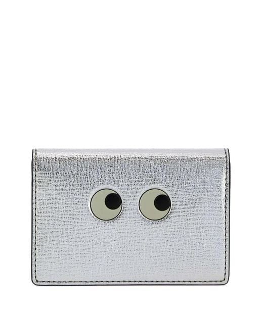 Anya Hindmarch Gray Leather Card Holder