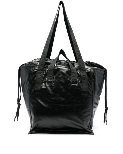 Balenciaga Black Large Cargo Tote Bag for men