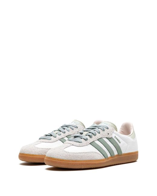 Adidas White Samba "" Sneakers