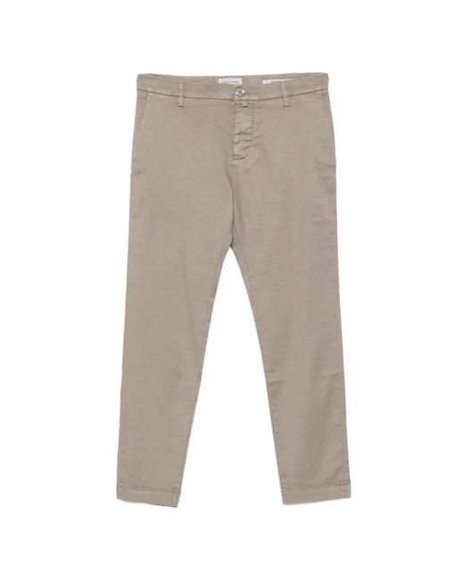 Jacob Cohen Gray Button Trousers for men