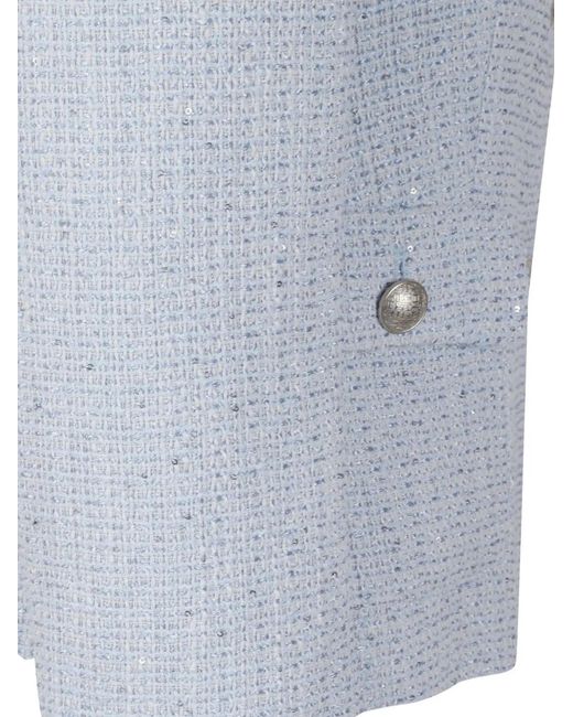 Tagliatore Blue Tone Button Jacket