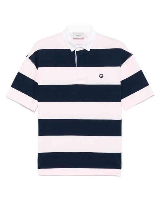 Polo De Algodón A Rayas Coperni de color Blue