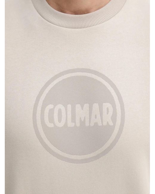 Colmar White Logo-Print Sweatshirt for men