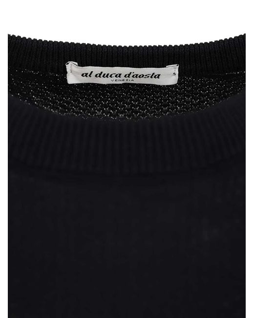 Al Duca D'aosta Black Short Sleeve T-Shirt for men