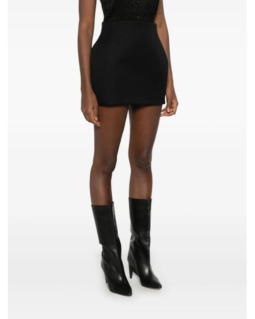 Wardrobe NYC Black Sculpted Mini Skirt