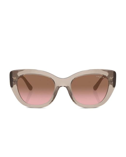 Vogue Eyewear Pink Cat-Eye Sunglasses