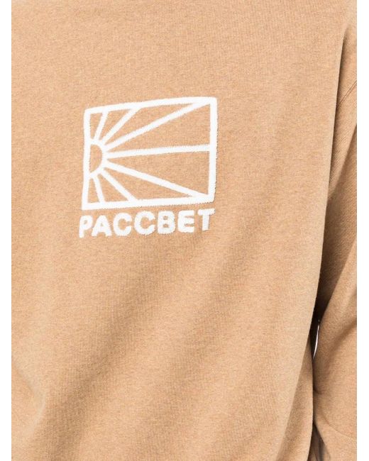 Rassvet (PACCBET) Natural Logo-Motif Cotton Sweatshirt for men