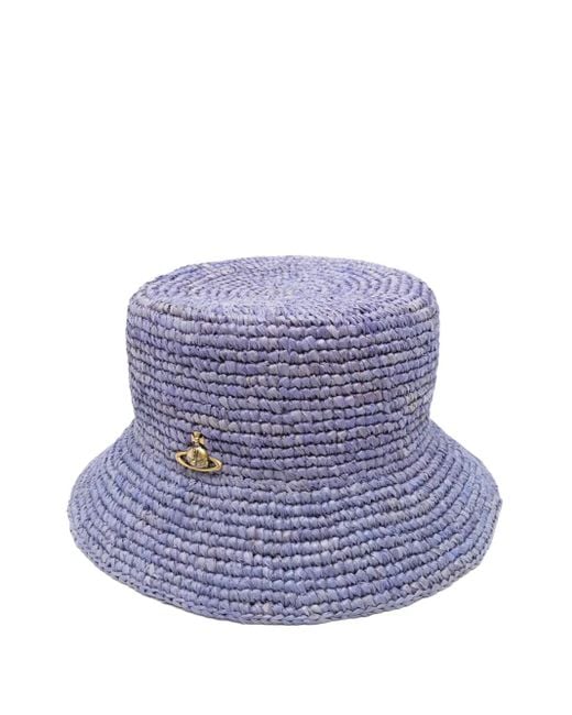 Vivienne Westwood Raffia Vissershoed in het Purple