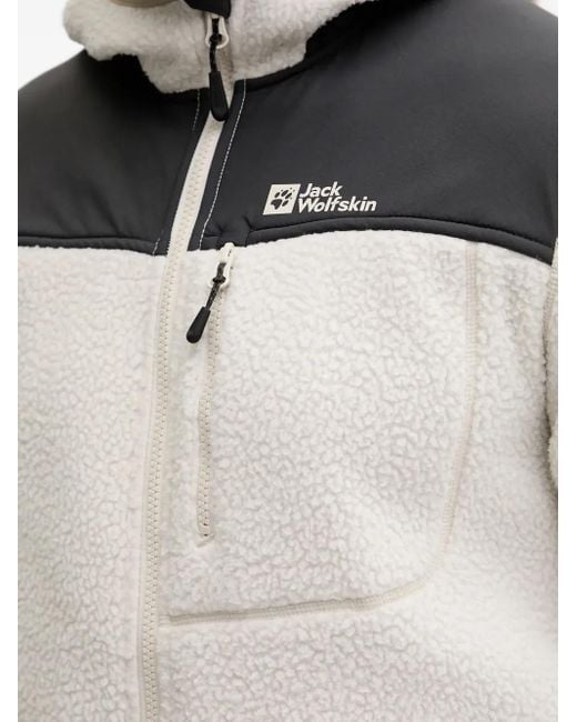 Hoodie Kammweg Jack Wolfskin pour homme en coloris White
