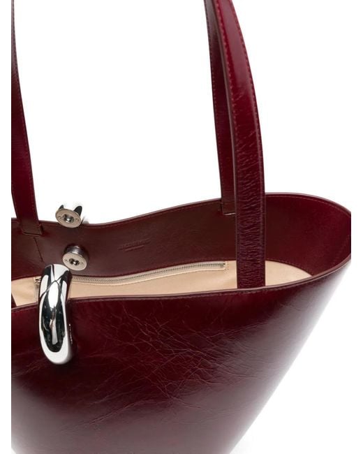 Jacquemus Red Ring-Top Handbag