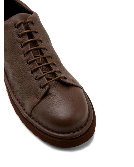 Marsèll Brown Pallottola Pomice Lace-Up Derby Shoes