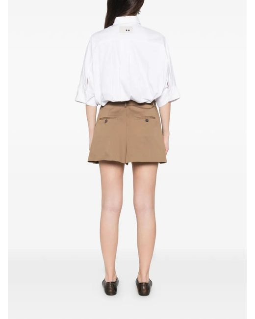THE M.. White Chest-Pocket Mini Dress