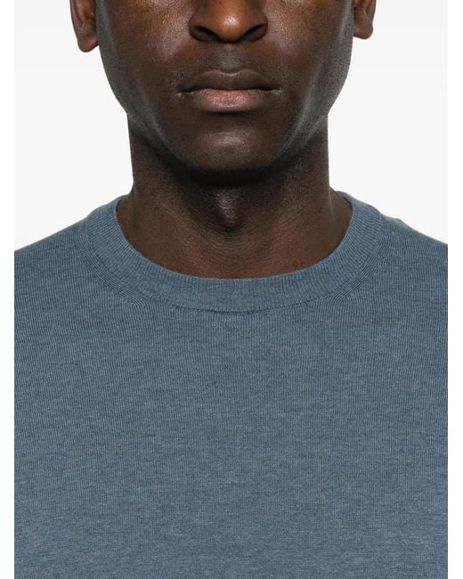 Lardini Blue Short-Sleeve T-Shirt for men