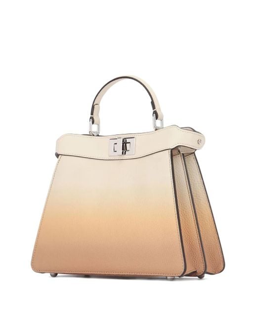 Fendi Natural Small Peekaboo Gradient-Effect Tote Bag