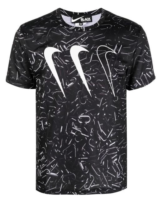 COMME DES GARÇON BLACK T-Shirt Mit Logo-Print in Black für Herren