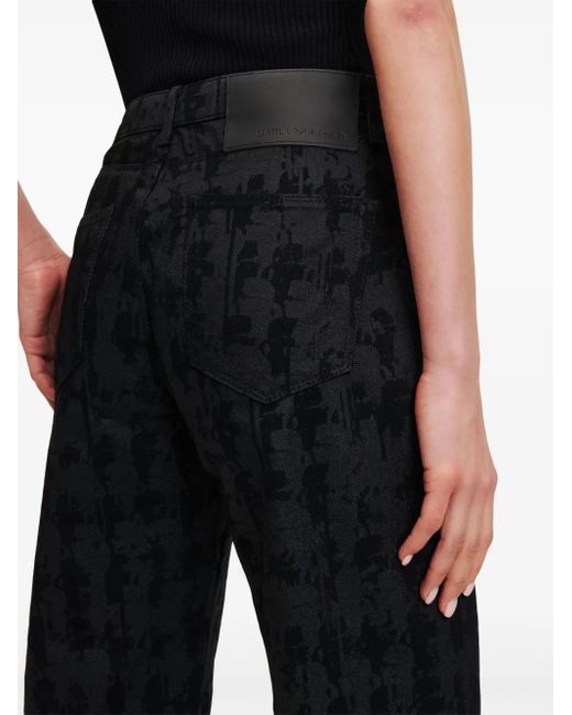 Karl Lagerfeld Black Essential Kameo Girlfriend Jeans